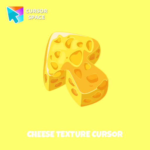 Cheese Texture cursor arrow cursor